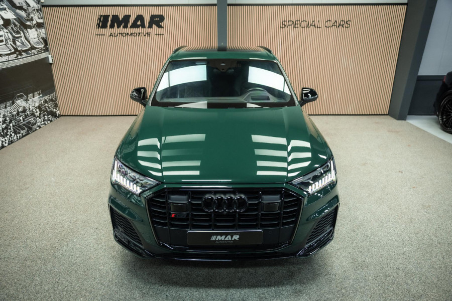 Audi Q7 55 TFSI e quattro Pro Line S | Goodwood Green | RS seats | Head-up | Stoelverwarming | Trekhaak |