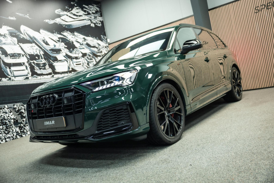 Audi Q7 55 TFSI e quattro Pro Line S | Goodwood Green | RS seats | Head-up | Stoelverwarming | Trekhaak |