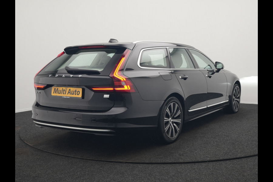 Volvo V90 T6 AWD Plus Bright Plug In Hybrid 350pk Dealer O.H. PHEV | Trekhaak Af Fabriek | Adaptive Cruise | Camera | Lederen Sportstoelen Memory & Verwarmd | Google Assistent | Apple Carplay | Keyless | Virtual | Blis | Navigatie | DAB |