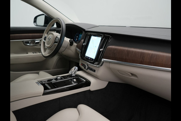 Volvo V90 T6 AWD Plus Bright Plug In Hybrid 350pk Dealer O.H. PHEV | Trekhaak Af Fabriek | Adaptive Cruise | Camera | Lederen Sportstoelen Memory & Verwarmd | Google Assistent | Apple Carplay | Keyless | Virtual | Blis | Navigatie | DAB |