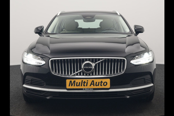 Volvo V90 T6 AWD Plus Bright Plug In Hybrid 350pk Dealer O.H. PHEV | Trekhaak Af Fabriek | Adaptive Cruise | Camera | Lederen Sportstoelen Memory & Verwarmd | Google Assistent | Apple Carplay | Keyless | Virtual | Blis | Navigatie | DAB |