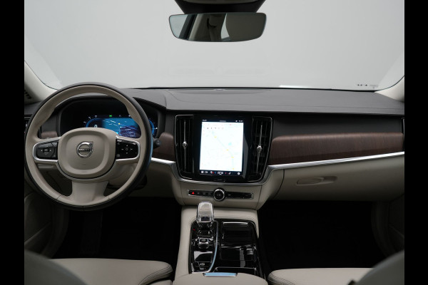Volvo V90 T6 AWD Plus Bright Plug In Hybrid 350pk Dealer O.H. PHEV | Trekhaak Af Fabriek | Adaptive Cruise | Camera | Lederen Sportstoelen Memory & Verwarmd | Google Assistent | Apple Carplay | Keyless | Virtual | Blis | Navigatie | DAB |