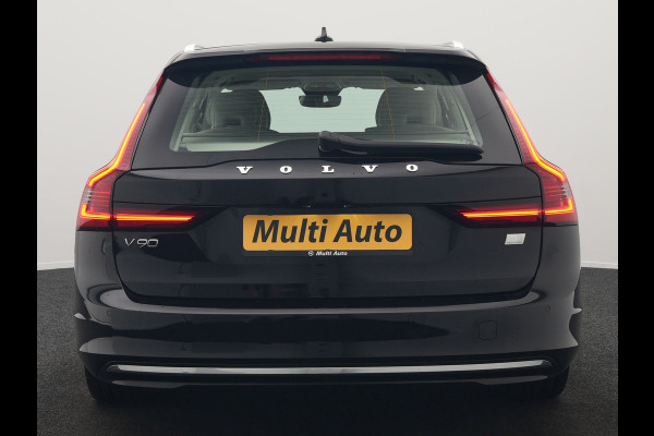 Volvo V90 T6 AWD Plus Bright Plug In Hybrid 350pk Dealer O.H. PHEV | Trekhaak Af Fabriek | Adaptive Cruise | Camera | Lederen Sportstoelen Memory & Verwarmd | Google Assistent | Apple Carplay | Keyless | Virtual | Blis | Navigatie | DAB |