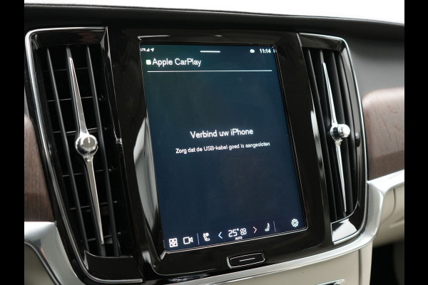 Volvo V90 T6 AWD Plus Bright Plug In Hybrid 350pk Dealer O.H. PHEV | Trekhaak Af Fabriek | Adaptive Cruise | Camera | Lederen Sportstoelen Memory & Verwarmd | Google Assistent | Apple Carplay | Keyless | Virtual | Blis | Navigatie | DAB |
