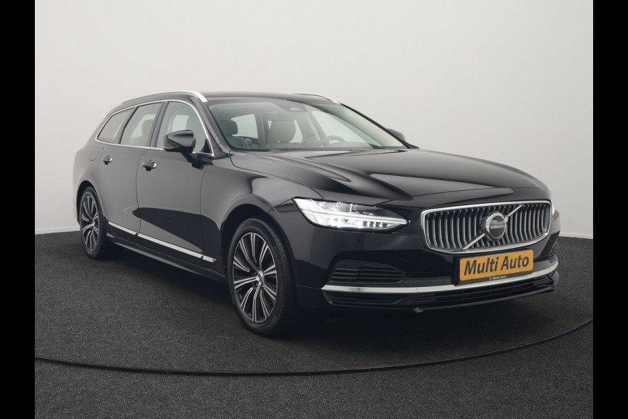 Volvo V90 T6 AWD Plus Bright Plug In Hybrid 350pk Dealer O.H. PHEV | Trekhaak Af Fabriek | Adaptive Cruise | Camera | Lederen Sportstoelen Memory & Verwarmd | Google Assistent | Apple Carplay | Keyless | Virtual | Blis | Navigatie | DAB |