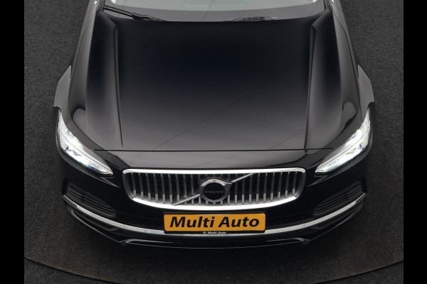 Volvo V90 T6 AWD Plus Bright Plug In Hybrid 350pk Dealer O.H. PHEV | Trekhaak Af Fabriek | Adaptive Cruise | Camera | Lederen Sportstoelen Memory & Verwarmd | Google Assistent | Apple Carplay | Keyless | Virtual | Blis | Navigatie | DAB |