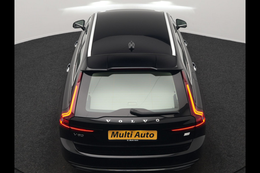 Volvo V90 T6 AWD Plus Bright Plug In Hybrid 350pk Dealer O.H. PHEV | Trekhaak Af Fabriek | Adaptive Cruise | Camera | Lederen Sportstoelen Memory & Verwarmd | Google Assistent | Apple Carplay | Keyless | Virtual | Blis | Navigatie | DAB |