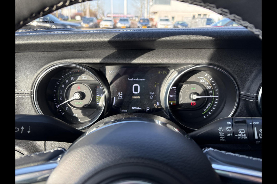 Jeep Wrangler Unlimited 4xe 380pk Sahara PHEV | Leder | Stoel- & Stuurverwarming | Navigatie | Afneembaar Dak |