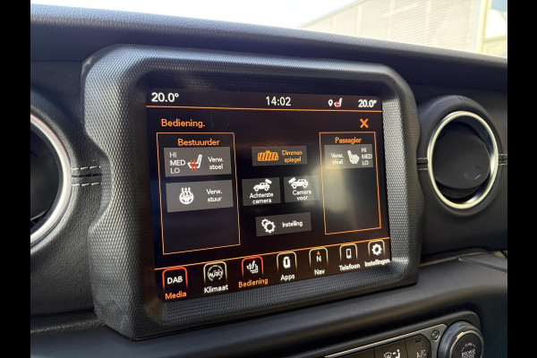 Jeep Wrangler Unlimited 4xe 380pk Sahara PHEV | Leder | Stoel- & Stuurverwarming | Navigatie | Afneembaar Dak |
