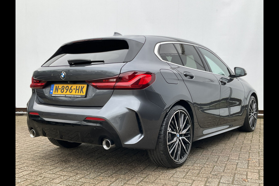 BMW 1-serie 120i M-Sport Automaat Pano.dak Leer Stoel/Stuurverw HUD Carplay Stoelverw Led VOL!