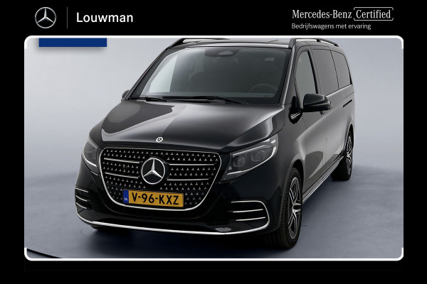 Mercedes-Benz V-Klasse 300d 4-MATIC Extra Lang AMG Avantgarde BPM-Vrij Dubbele Cabine 360 Graden Camera Elektrische Schuifdeuren Multibeam LED Adaptiev