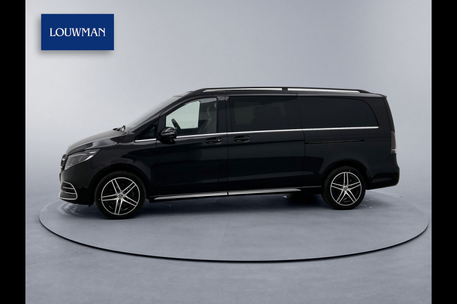 Mercedes-Benz V-Klasse 300d 4-MATIC Extra Lang AMG Avantgarde BPM-Vrij Dubbele Cabine 360 Graden Camera Elektrische Schuifdeuren Multibeam LED Adaptiev