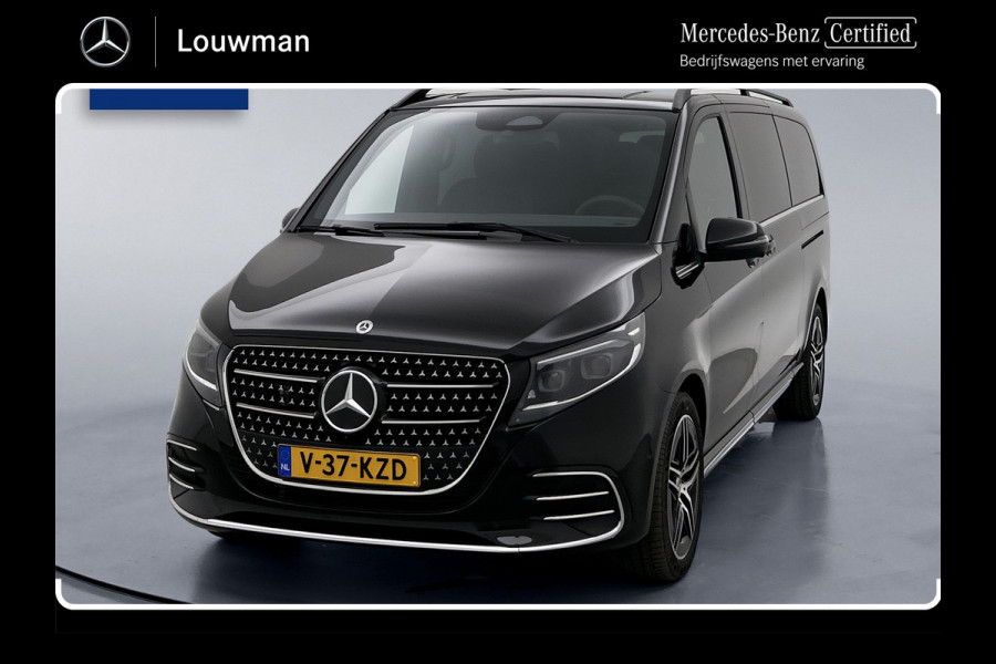 Mercedes-Benz V-Klasse 300d 4-MATIC L3 AMG-line Avantgarde BPM-Vrij Dubbele Cabine Elektrische Schuifdeuren Multibeam LED Adaptieve Cruise Control