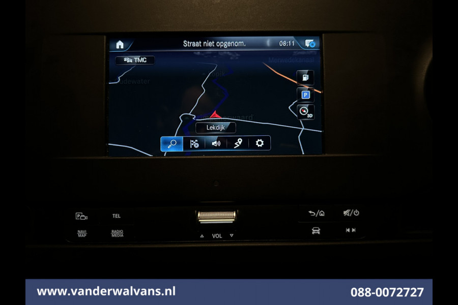 Mercedes-Benz Sprinter 316CDI 164pk L3H2 Euro6 Airco | 360 graden Camera | Navigatie | Apple Carplay | Cruisecontrol Android Auto, Stoelverwarming, Chauffeursstoel, Trekhaak, Parkeersensoren, Bijrijdersbank