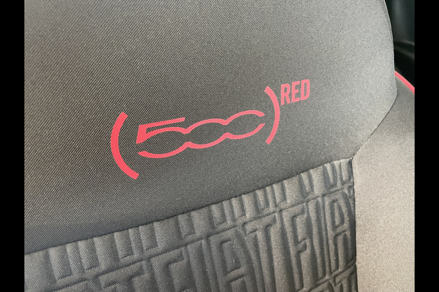 Fiat 500 RED 42 kWh Airco - Achteruitrijcamera - Apple carplay - Cruise control - Parkeersensor achter - Navigatiesysteem full map - Bluetooth - Centrale vergrendeling - Elektrische ramen voor - Keyless start -  Stuur multifunctioneel