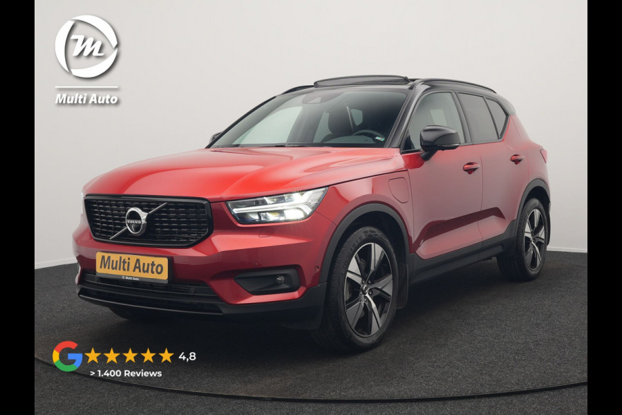 Volvo XC40 T5 Recharge R-Design Plug In Hybrid 263pk Dealer O.H PHEV | Panodak | 360 Camera | Adaptive Cruise | Harman & Kardon | Alcantara Sportstoelen Memory & Verwarmd | Keyless | Pilot Assist | Apple Carplay | Navigatie | Virtual | DAB |