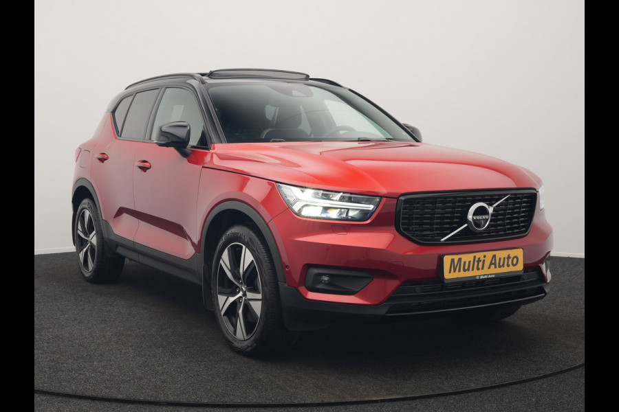 Volvo XC40 T5 Recharge R-Design Plug In Hybrid 263pk Dealer O.H PHEV | Panodak | 360 Camera | Adaptive Cruise | Harman & Kardon | Alcantara Sportstoelen Memory & Verwarmd | Keyless | Pilot Assist | Apple Carplay | Navigatie | Virtual | DAB |