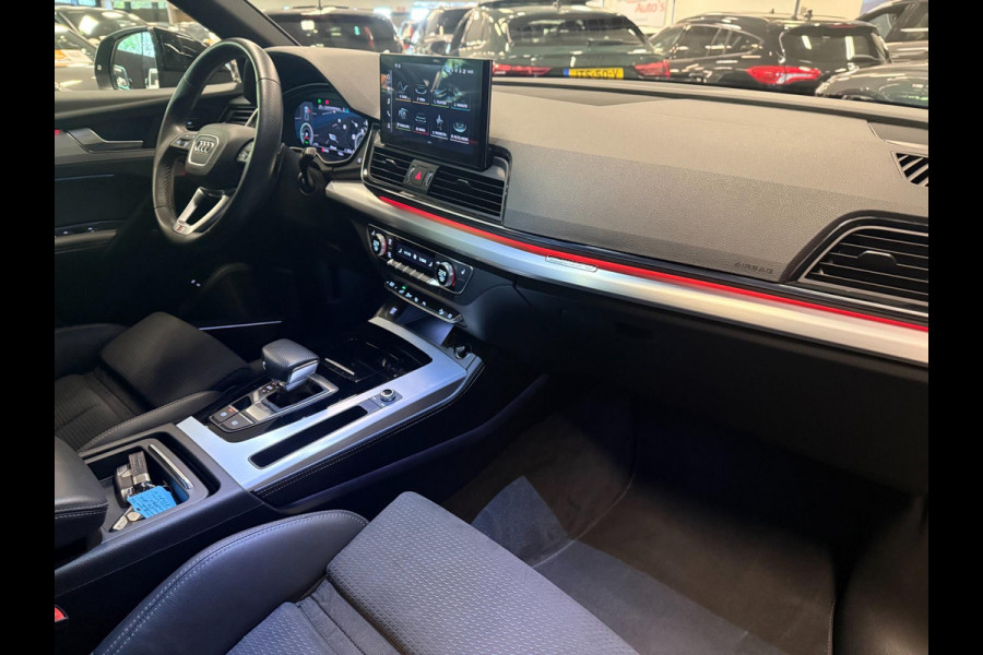 Audi Q5 Sportback 55 TFSI e SQ5 22'' 367PK BLACK-LINE B&O/LUCHTVERING/V-COCKPIT/DAB/CARPLAY/SFEERVERL///
