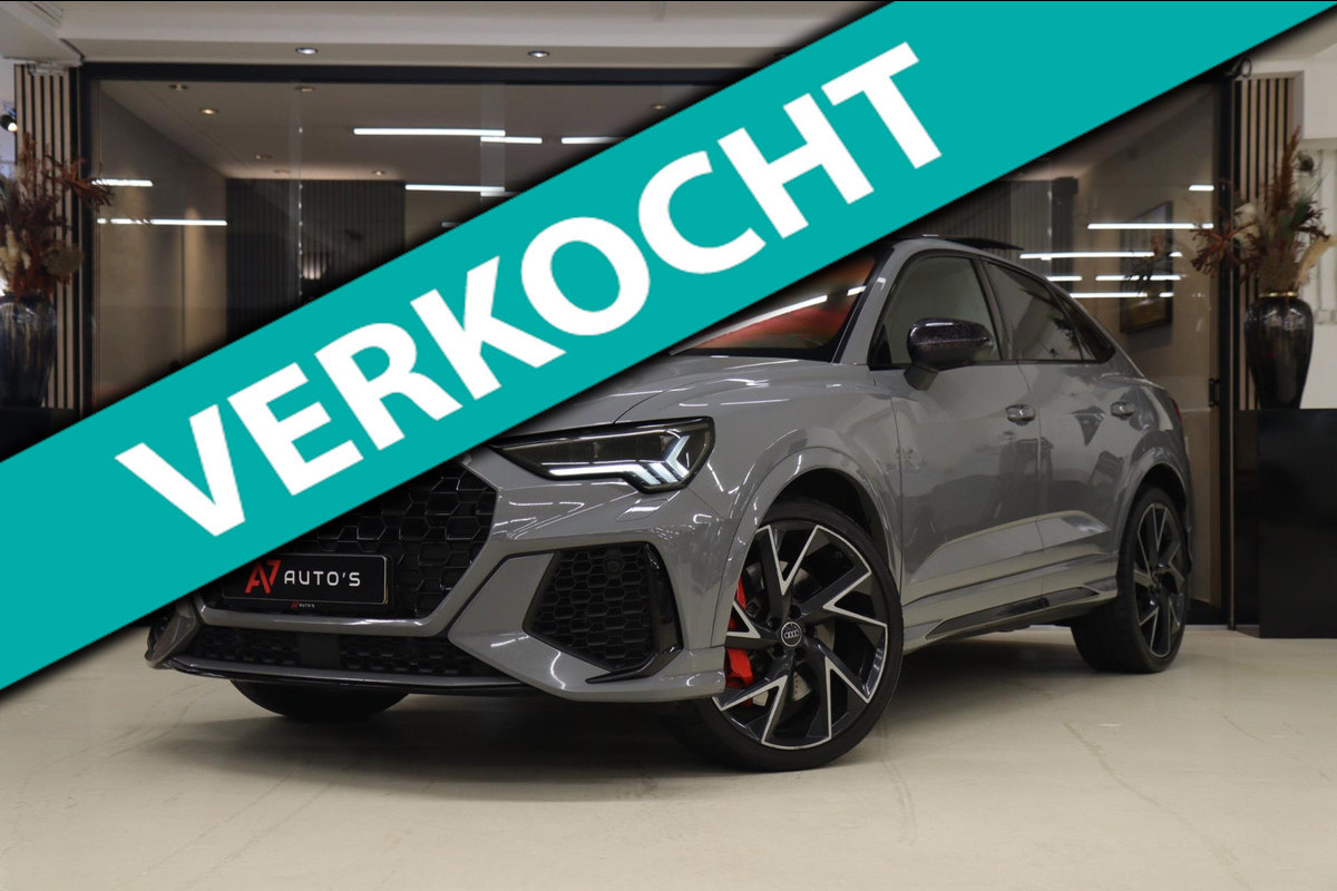 Audi RS Q3 Sportback TFSI RS 400PK/NARDO/PANO/SONOS/RS-STOELEN/BOMVOL