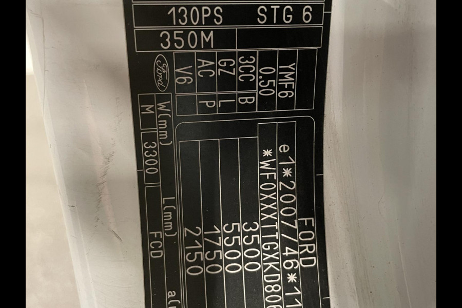 Ford Transit 350 2.0 TDCI 130pk L2H2 Trend Imperiaal + ladder Navigatie Camera Parkeersensoren Cruise Control Stoelverwarming Airco  Ingebouwde kasten Houten laadvloer