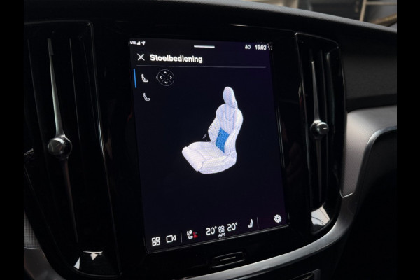 Volvo V60 B4 211pkplus darkPanoramatrekhaakleerharman kardonThunder Grey Bovag garantie 360 camera