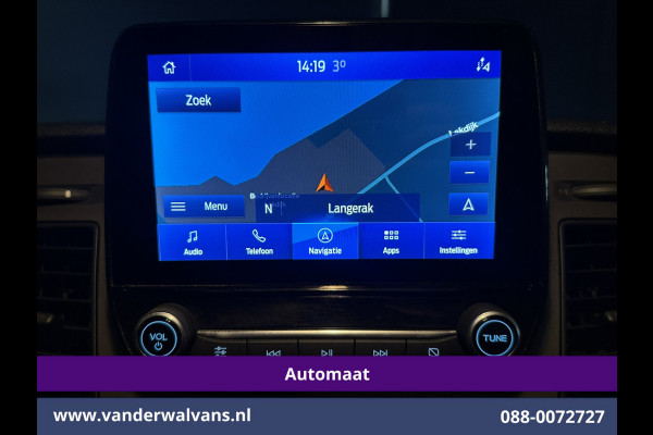 Ford Transit Custom 2.0 TDCI 130pk Automaat L1H1 Euro6 Airco | 2x Zijdeur | Navigatie | Apple Carplay | LED Trekhaak, Android Auto, Cruisecontrol, Stoelverwarming, Parkeersensoren