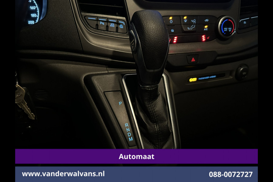 Ford Transit Custom 2.0 TDCI 130pk Automaat L1H1 Euro6 Airco | 2x Zijdeur | Navigatie | Apple Carplay | LED Trekhaak, Android Auto, Cruisecontrol, Stoelverwarming, Parkeersensoren
