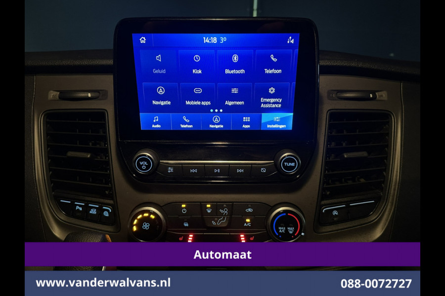 Ford Transit Custom 2.0 TDCI 130pk Automaat L1H1 Euro6 Airco | 2x Zijdeur | Navigatie | Apple Carplay | LED Trekhaak, Android Auto, Cruisecontrol, Stoelverwarming, Parkeersensoren