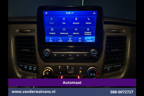 Ford Transit Custom 2.0 TDCI 130pk Automaat L1H1 Euro6 Airco | 2x Zijdeur | Navigatie | Apple Carplay | LED Trekhaak, Android Auto, Cruisecontrol, Stoelverwarming, Parkeersensoren
