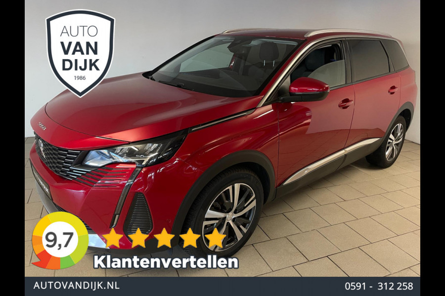 Peugeot 5008 1.2 PureTech Blue Lease Allure AUTOMAAT AIRCO NAVI CRUISE ELEK RAMEN CENT VERG VELGEN PRIVACYGLAS NIEUWSTAAT