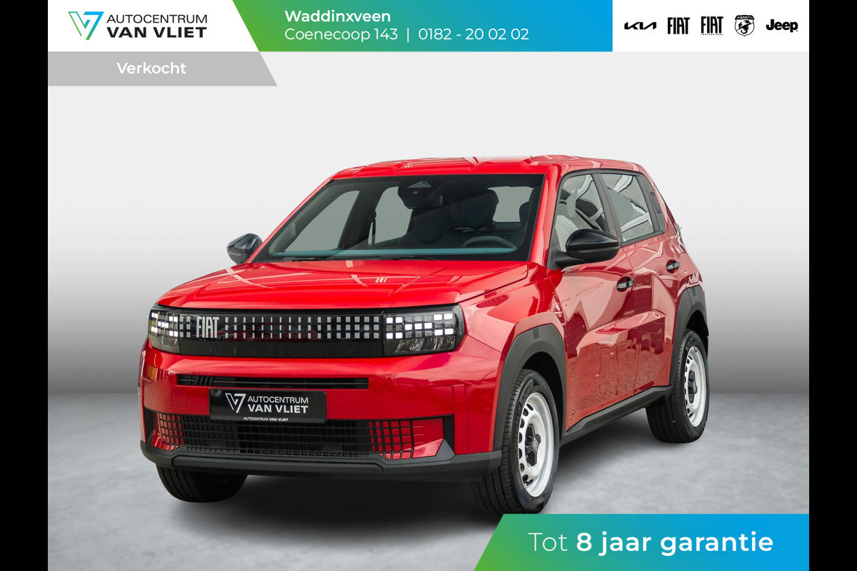 Fiat Grande Panda Red 11 kW 44 kWh | Private Lease actie € 319,-*  | Uit voorraad leverbaar | Airco | Cruise | Apple Carplay | 16" | PDC | Private Lease € 365,-*