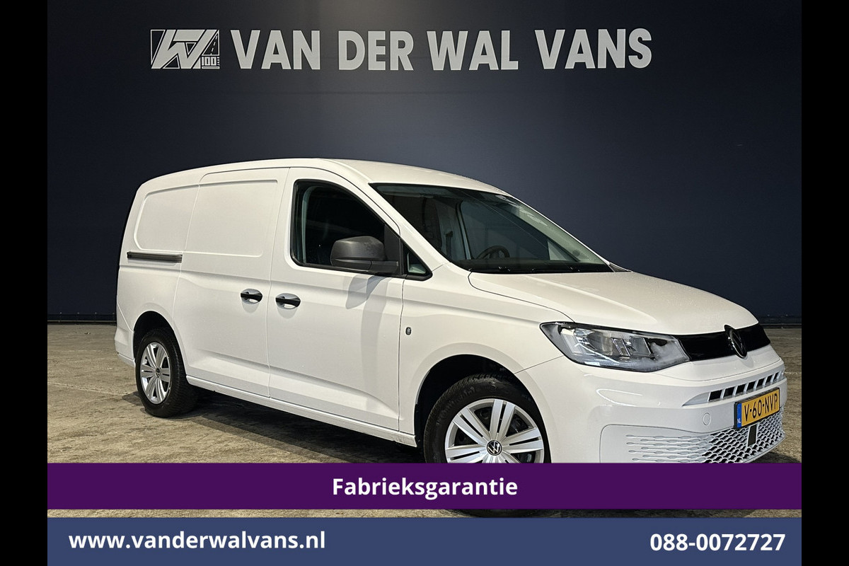 Volkswagen Caddy Cargo Maxi 2.0 TDI 102pk L2H1 Fabrieksgarantie Euro6 Airco | Camera | Apple Carplay | Bumper in de kleur Android Auto, Zijdeur