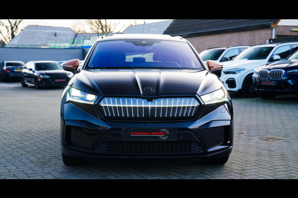 Škoda ENYAQ iV 80 Founders Edition Black SOH91% | Massage | Stuurwielverwarming | 360 Camera | Achterbank Verwarming