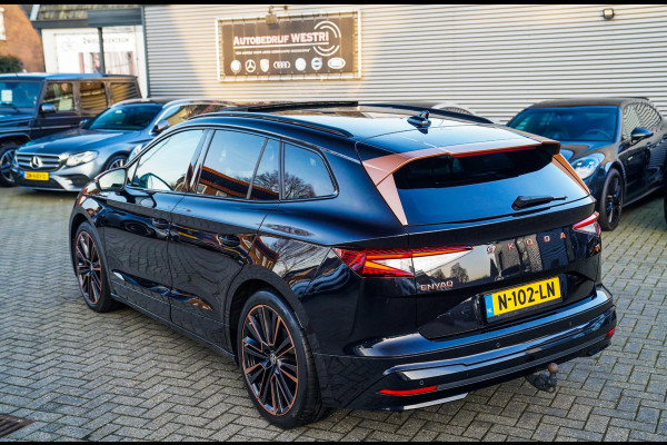 Škoda ENYAQ iV 80 Founders Edition Black SOH91% | Massage | Stuurwielverwarming | 360 Camera | Achterbank Verwarming