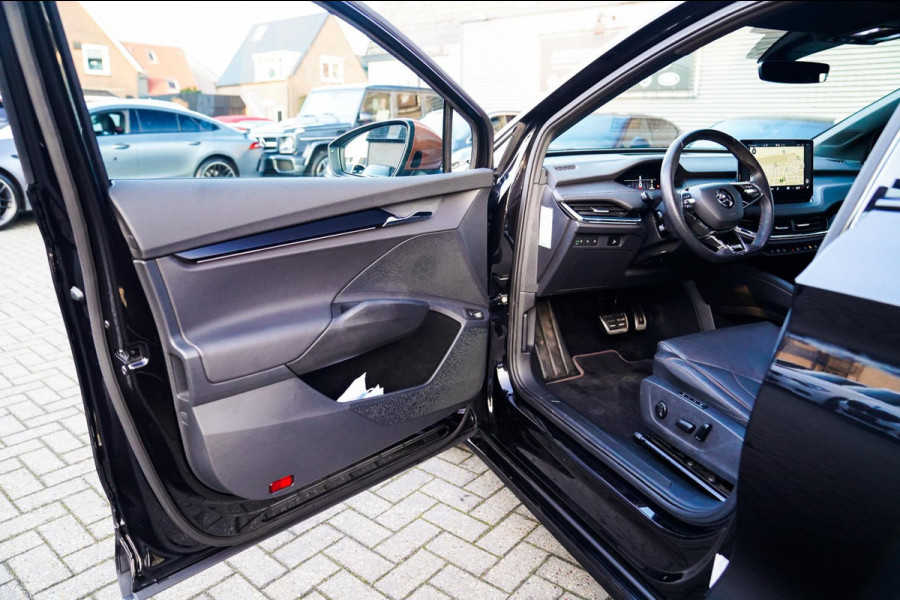 Škoda ENYAQ iV 80 Founders Edition Black SOH91% | Massage | Stuurwielverwarming | 360 Camera | Achterbank Verwarming