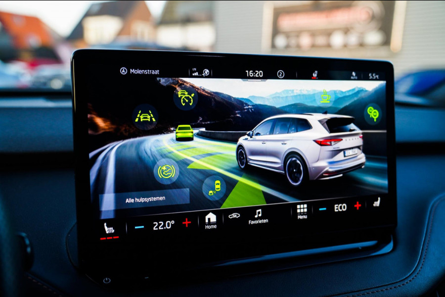 Škoda ENYAQ iV 80 Founders Edition Black SOH91% | Massage | Stuurwielverwarming | 360 Camera | Achterbank Verwarming