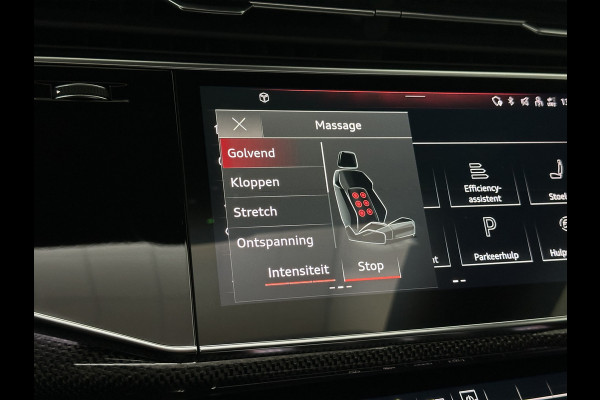 Audi Q8 SQ8 4.0 TFSI Quattro | RS-Stoelen | Panorama | Massage | Ventilatie | 23'' | B&O Sound | Trekhaak | Carbon | Luchtvering | Black-Optic | BTW-Auto | Memory | Leder | Matrix-LED | Carplay |