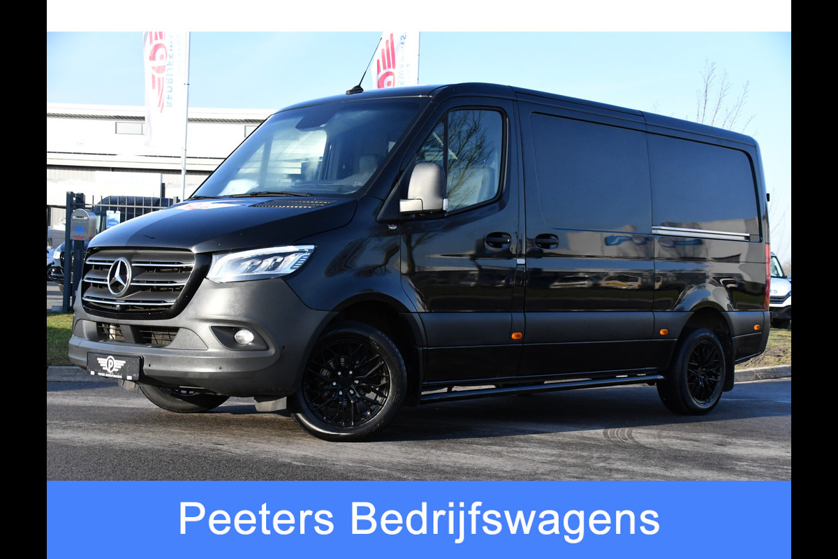Mercedes-Benz Sprinter 317 1.9 CDI L2H1 RWD Black Edition 360 Camera, Cruise, Carplay, 170pk, 2 x Schuifdeur, Multimedia, LED, Uniek!
