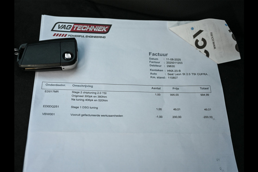 Seat Leon ST 2.0 TSI CUPRA 300 · Panorama dak · Beats Sound · Black line · Full Led · Camera · Stoelverwarming · Adaptive Cruise · Virtual