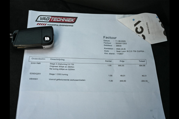 Seat Leon ST 2.0 TSI CUPRA 300 · Panorama dak · Beats Sound · Black line · Full Led · Camera · Stoelverwarming · Adaptive Cruise · Virtual