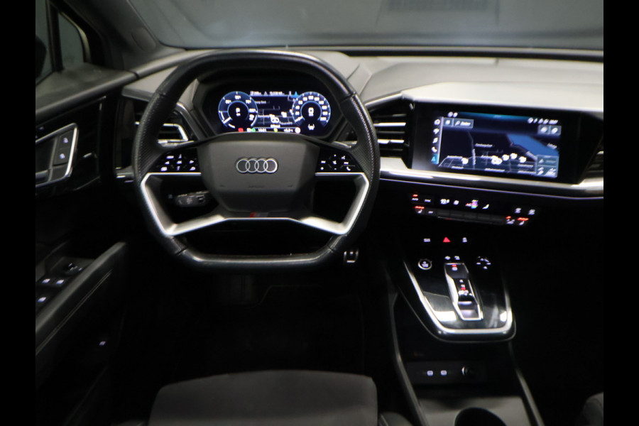 Audi Q4 e-tron 40 Launch edition S Competition 77 kWh [SCHUIFKANTELDAK, SPORTSTOELEN, APPLE CARPLAY, ANDROID, ADAPTIVE CRUISE, STOELVERWARMING, CAMERA, CLIMATE, NIEUWSTAAT]