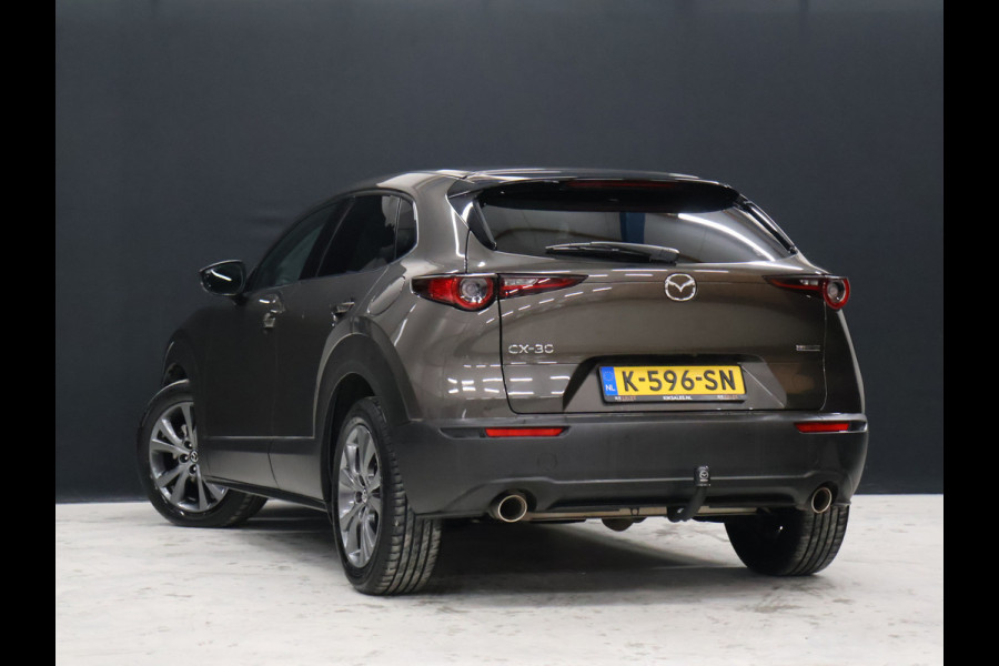 Mazda CX-30 2.0 e-SkyActiv-X M Hybrid Luxury [ADAPTIVE CRUISE, BLUETOOTH, CAMERA, ELEK STOELEN, VOL LEDER, STOEL EN STUURVERWARMING, BOSE AUDIO, ELEK.. ACHTERKLEP, HEAD UP, TREKHAAK,CLIMATE, NAV, NIEUWSTAAT]