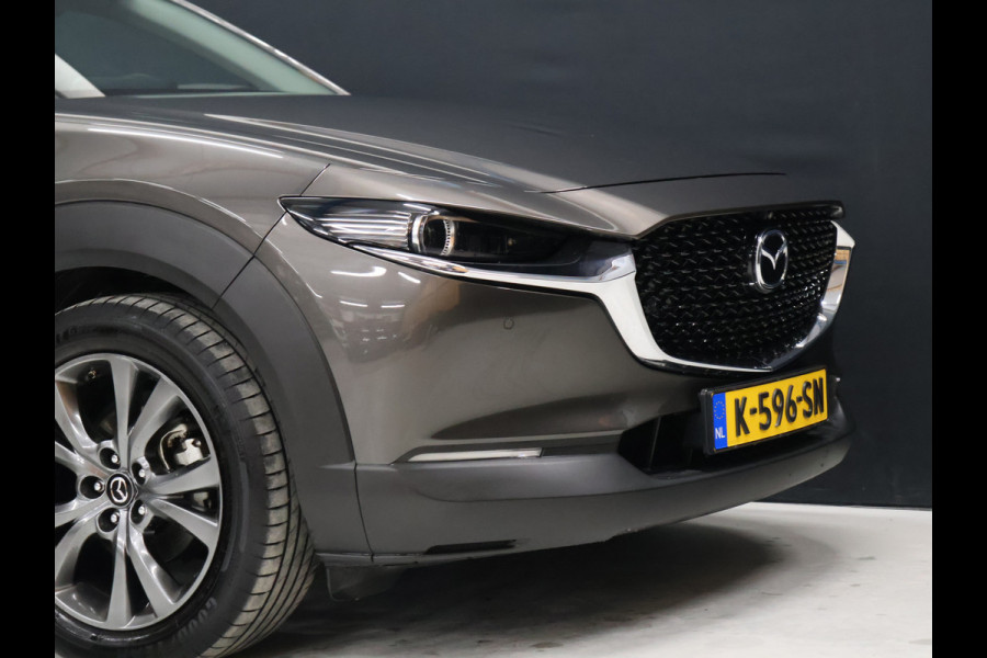 Mazda CX-30 2.0 e-SkyActiv-X M Hybrid Luxury [ADAPTIVE CRUISE, BLUETOOTH, CAMERA, ELEK STOELEN, VOL LEDER, STOEL EN STUURVERWARMING, BOSE AUDIO, ELEK.. ACHTERKLEP, HEAD UP, TREKHAAK,CLIMATE, NAV, NIEUWSTAAT]