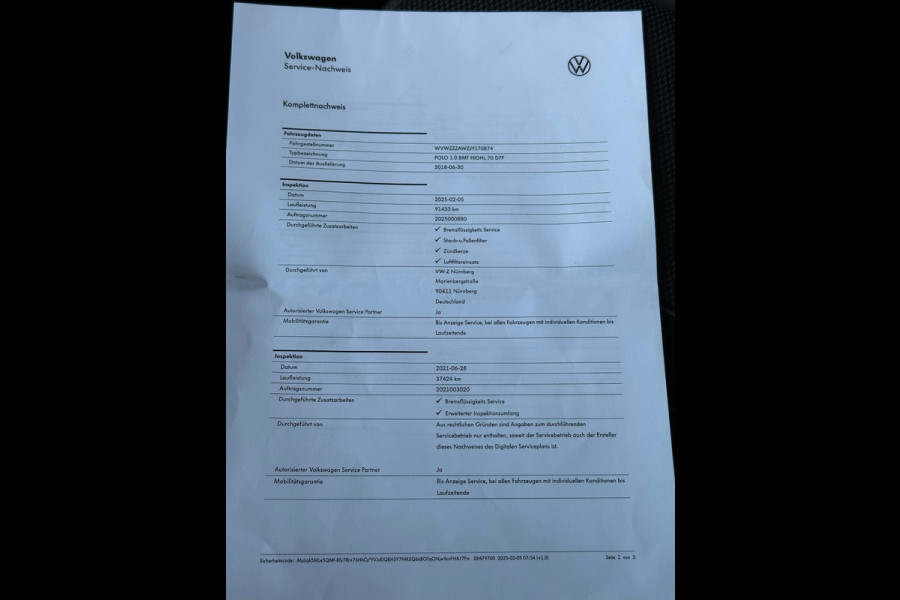 Volkswagen Polo 1.0 TSI Highline Automaat Navi Airco Xenon/Led