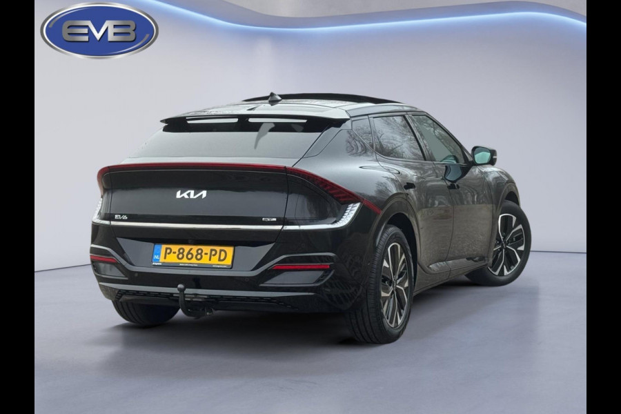 Kia Ev6 GT-Line 77.4 kWh panoramadak, soh waarde 100 procent, trekhaak, meridian, alle opties, 1 e eigenaar, NL auto met nap