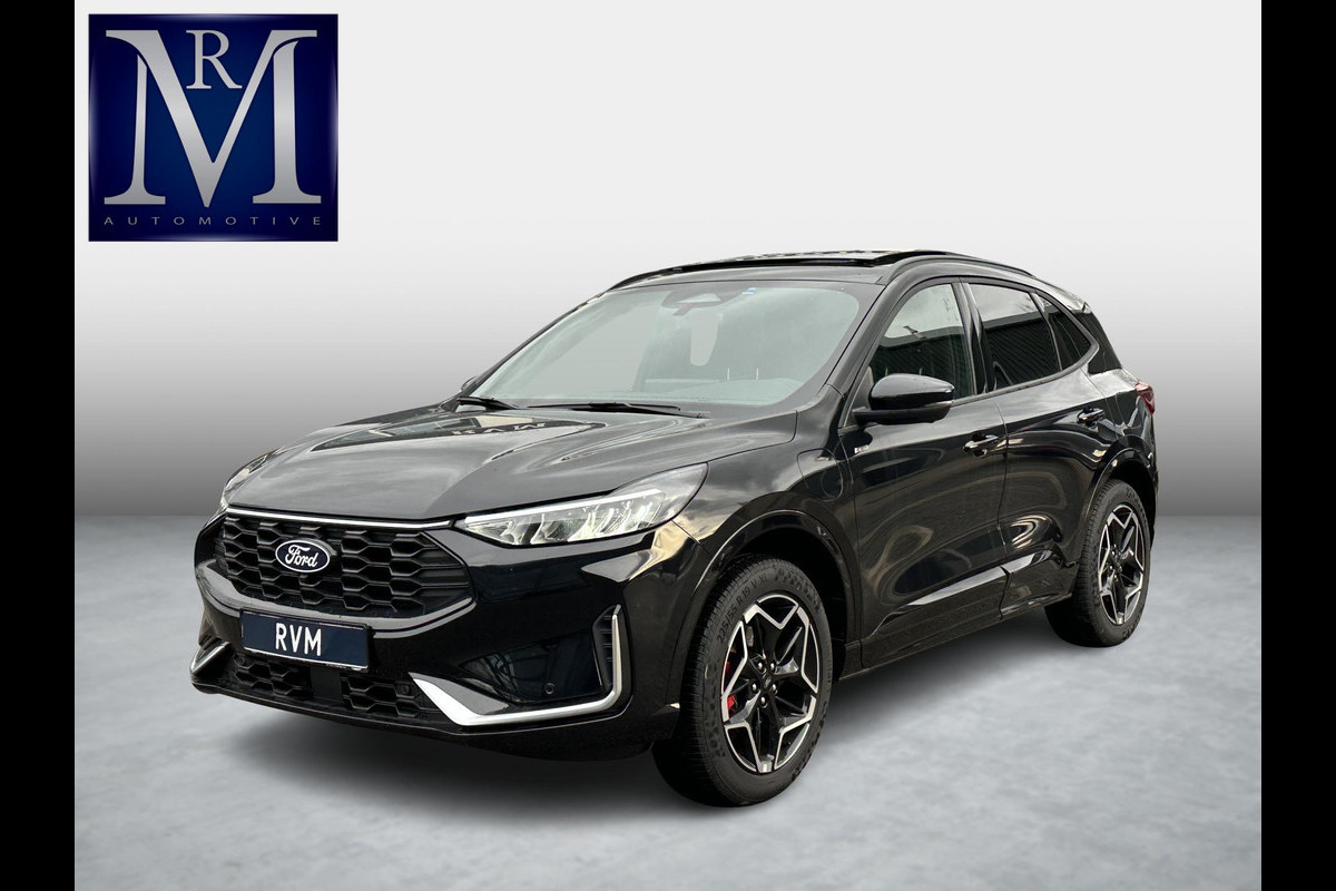 Ford Kuga 2.5 PHEV ST-Line X NIEUWE AUTO | FABRIEKSGARANTIE WINTERPACK | PANO | 360 CAMERA| ELEK. ACHTERKLEP| ACHTERBANK VERWARMD| STOEL + STUURVERWARMING| SUPER COMPLEET!