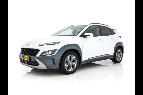 Hyundai Kona 1.6 GDI HEV Fashion (INCL-BTW) Aut. *NAVI-FULLMAP | DIGI-COCKPIT | FULL-LED | KEYLESS | CAMERA | HEAD-UP | SHIFT-PADDLES | DAB | COMFORT-SEATS | PRIVACY-GLASS | TOWBAR | 16 "ALU*