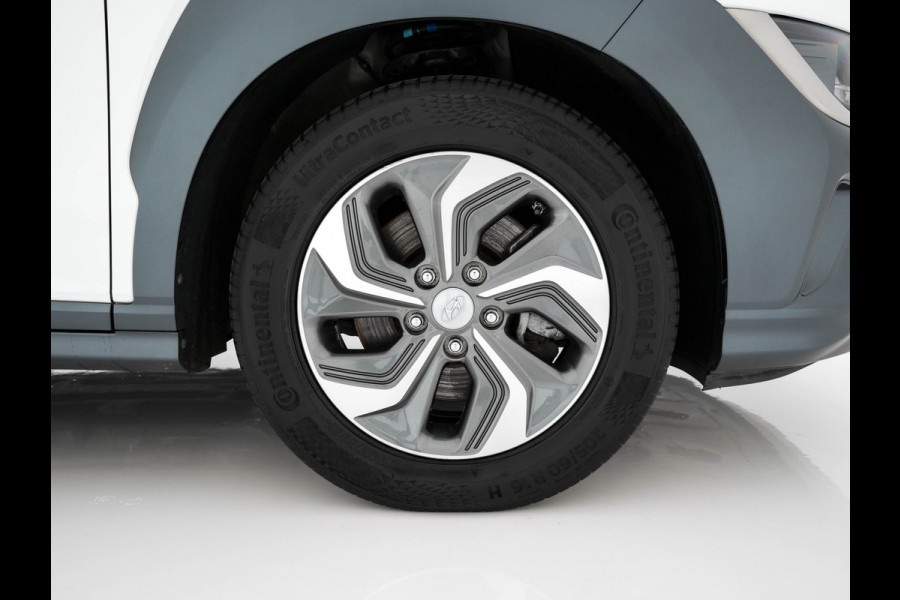 Hyundai Kona 1.6 GDI HEV Fashion (INCL-BTW) Aut. *NAVI-FULLMAP | DIGI-COCKPIT | FULL-LED | KEYLESS | CAMERA | HEAD-UP | SHIFT-PADDLES | DAB | COMFORT-SEATS | PRIVACY-GLASS | TOWBAR | 16 "ALU*