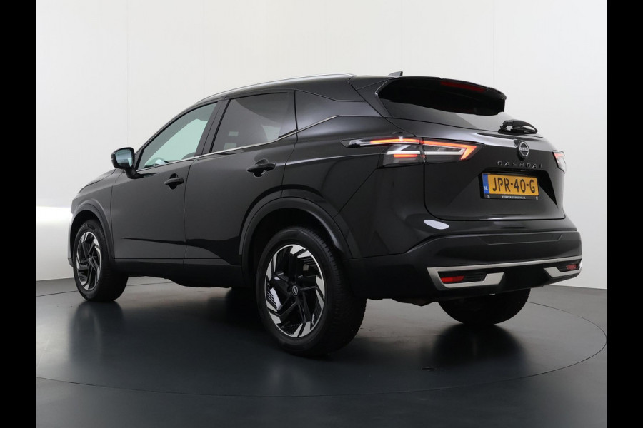 Nissan QASHQAI 1.3 MHEV Xtronic N-Connecta | FABRIEKSGARANTIE| PANO| VOORRUITVERWARMING| STOEL + STUUR VERWARMING| 360 CAMERA| DODE HOEK| HEAD-UP| ELEK. ACHTERKLEP