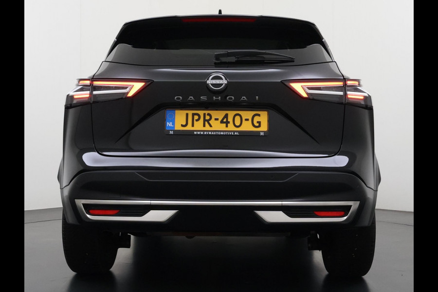 Nissan QASHQAI 1.3 MHEV Xtronic N-Connecta | FABRIEKSGARANTIE| PANO| VOORRUITVERWARMING| STOEL + STUUR VERWARMING| 360 CAMERA| DODE HOEK| HEAD-UP| ELEK. ACHTERKLEP